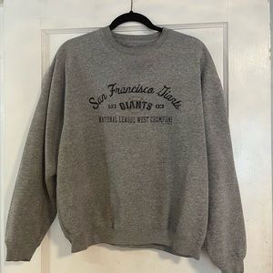 SF Giants Grey Crewneck